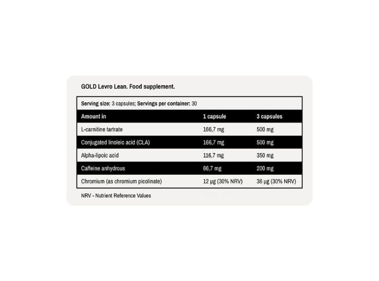 LEVROLEAN GOLD KEVIN LEVRONE 90 CAPSULAS TERMOGENICO - 2