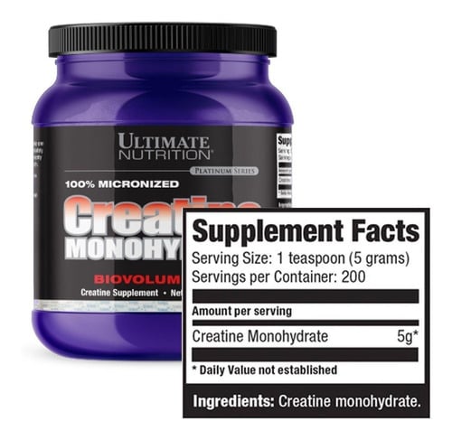 CREATINA ULTIMATE NUTRITION MONOHIDRATADA 1KG - 2