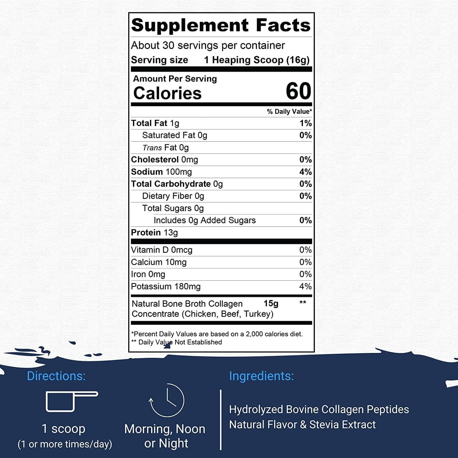 CALDO DE HUESOS COLAGENO COLLAGEN GASPARI NUTRITION 480 GRAMOS - 2