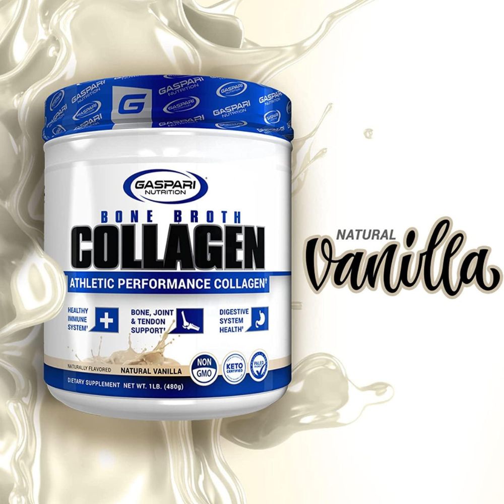 CALDO DE HUESOS COLAGENO COLLAGEN GASPARI NUTRITION 480 GRAMOS - 3