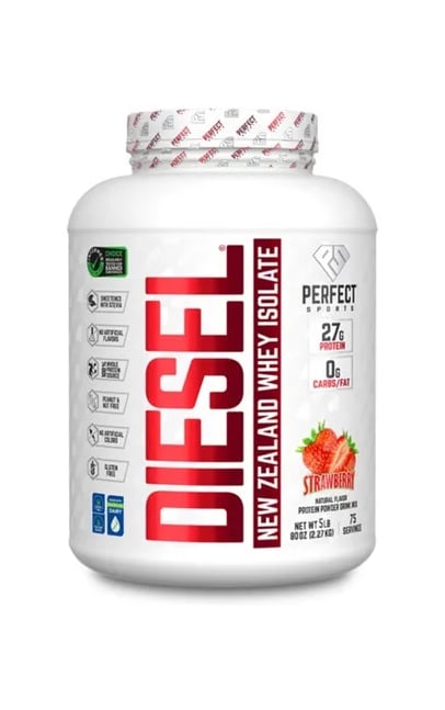 DIESEL WHEY ISOLATE 5 LB FRESA - 1