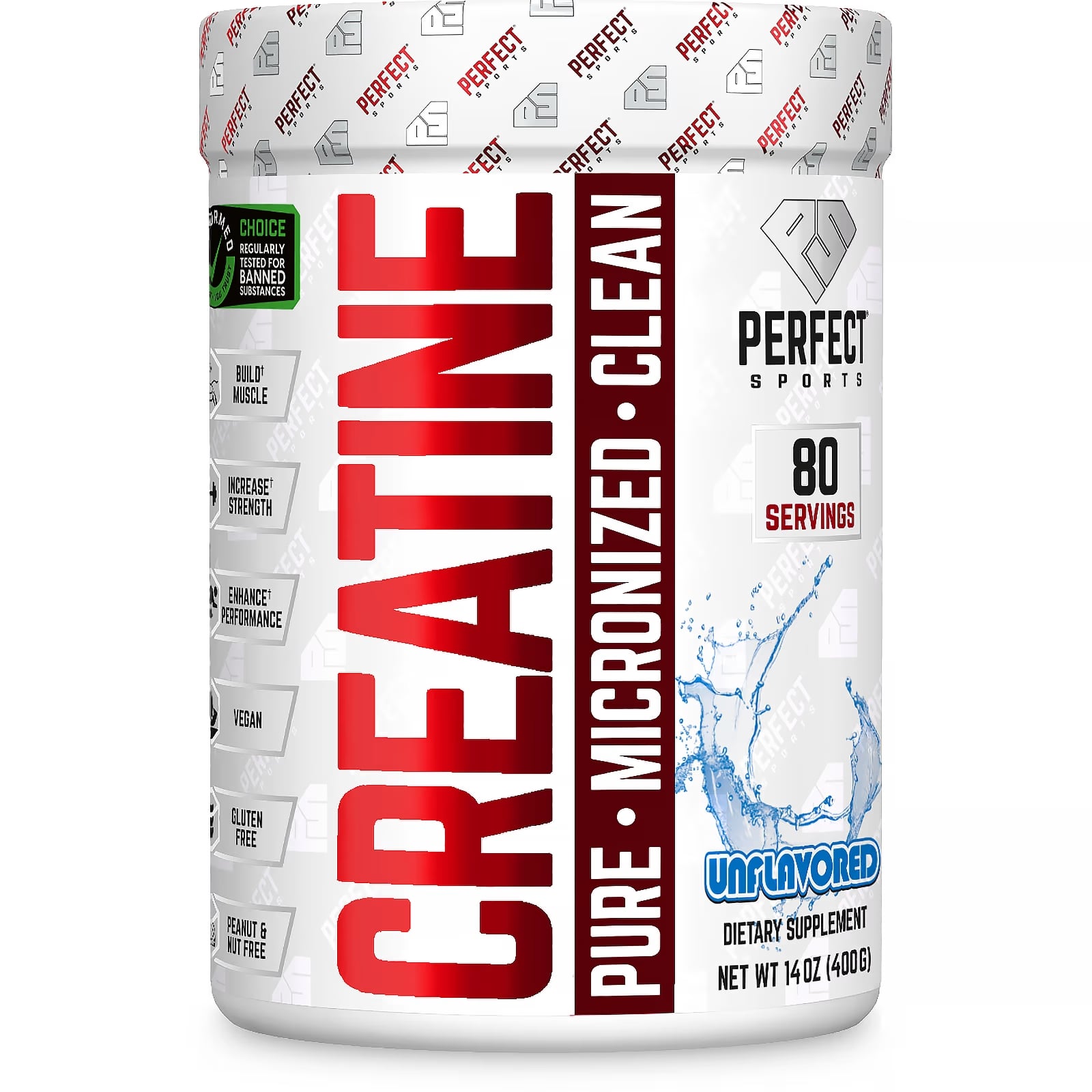 CREATINA PURE MICRONIZADA PERFECT SPORT 400 G - 1