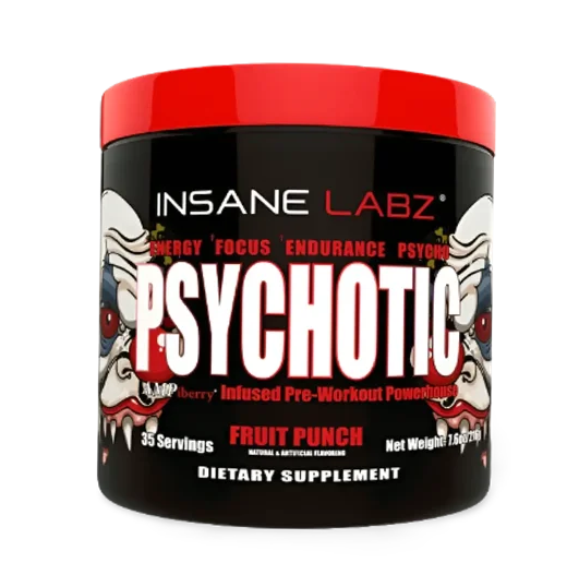 PRE ENTRENO PSYCHOTIC FRUIT PUNCH 30 SERV - 1