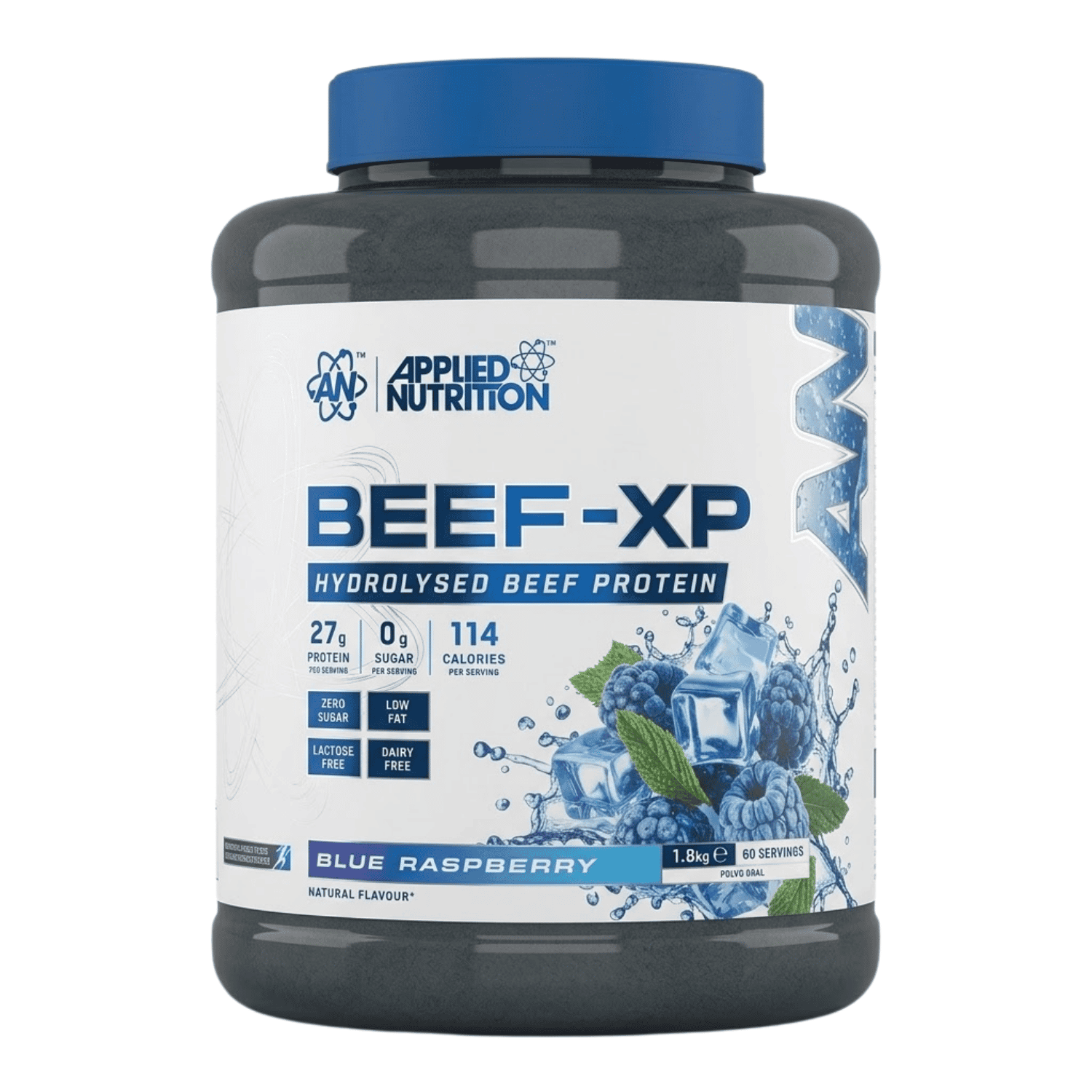 PROTEINA DE CARNE BEEF XP 1.8KG APPLIED NUTRITION SABOR BLUERASPBERRY - 1