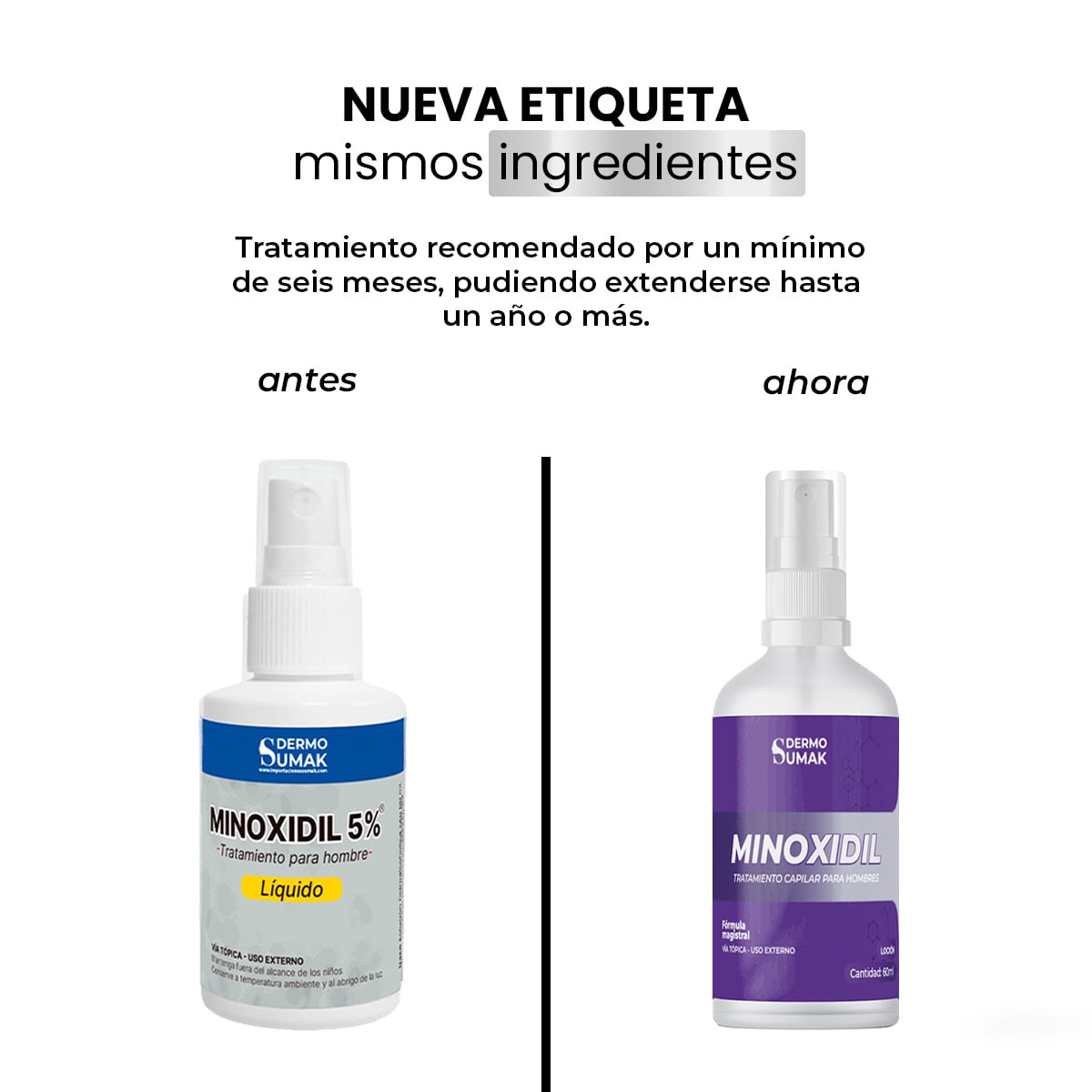LOCION MINOXIDIL 5% 60ML DERMO SUMAK 3UND - 2