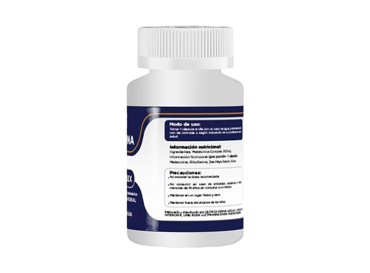 MELATONINA COMPLEX 2MG 100 CAPSULAS DERMO SUMAK - 3