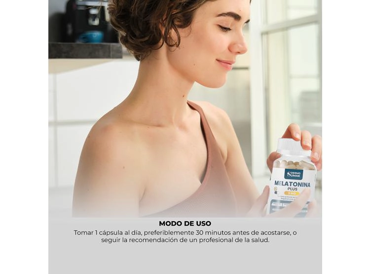 MELATONINA PLUS 5MG 100 CAPSULAS DERMO SUMAK - 2