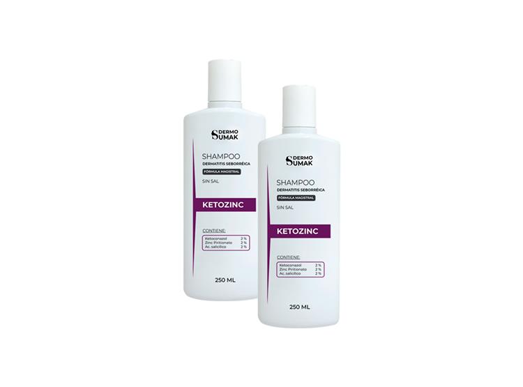 SHAMPOO KETOZINC SIN SAL 250ML 2 UND - 1