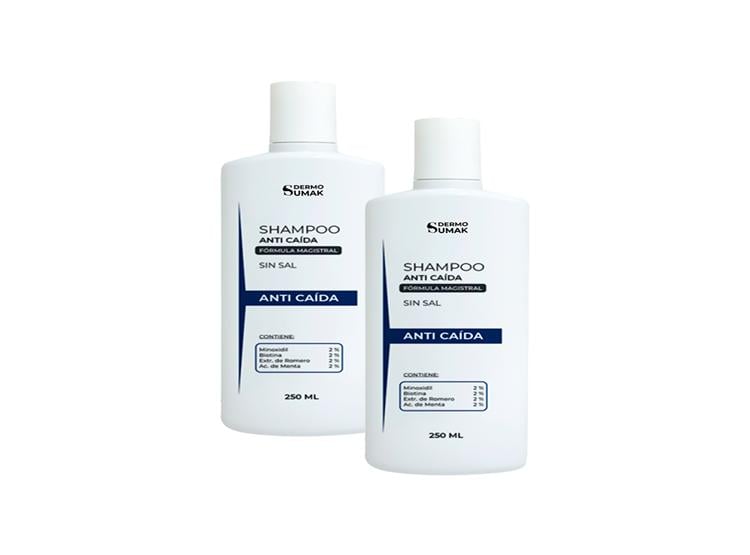 SHAMPOO ANTI CAÍDA 350ML DERMO SUMAK 2 UND - 1