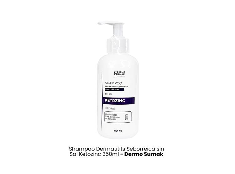 SHAMPOO KETOZINC SIN SAL 350ML DERMO SUMAK - 2