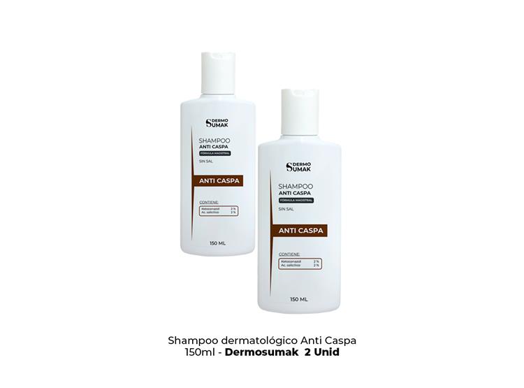 SHAMPOO ANTI CASPA SIN SAL 150ML DERMO SUMAK 2 UND - 2