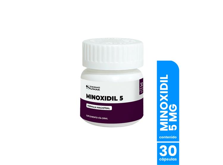 MINOXIDIL 5MG 30 CAPSULAS DERMO SUMAK - 1