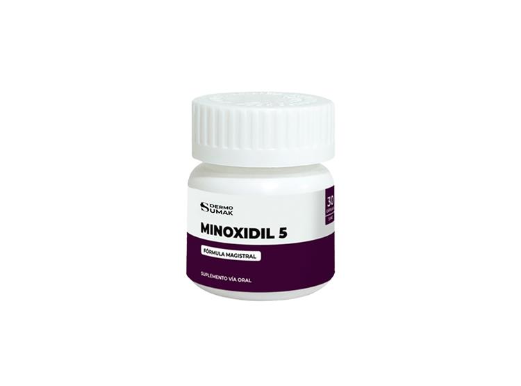 MINOXIDIL 5MG 30 CAPSULAS DERMO SUMAK - 2