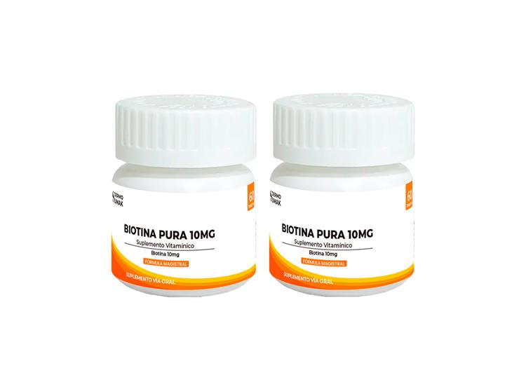 BIOTINA PURA 10MG 60CAPSULAS DERMO SUMAK 2 UND - 2