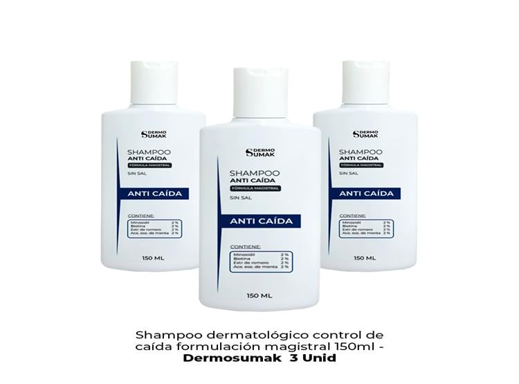 SHAMPOO ANTI CAÍDA 150ML DERMOSUMAK 3 UND - 2