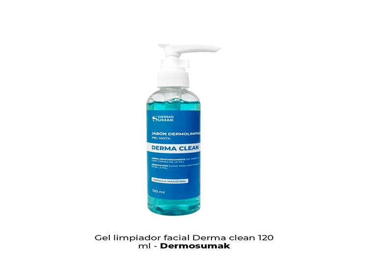 GEL LIMPIADOR FACIAL MIXTA A GRASA DERMA CLEAN 120ML DERMO SUMAK - 2