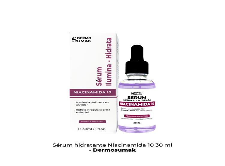 SÉRUM HIDRATANTE NIACINAMIDA 10 30 ML DERMO SUMAK - 2