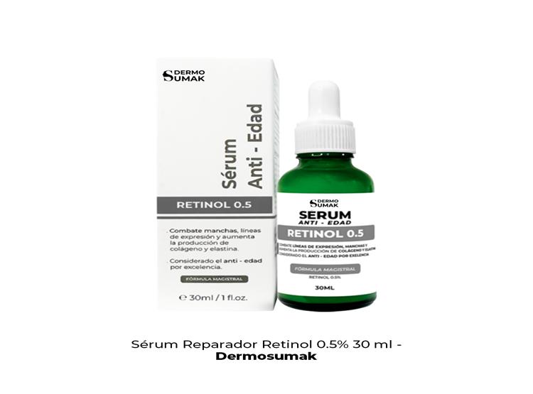 SÉRUM REPARADOR RETINOL 0,5% 30 ML DERMO SUMAK - 2