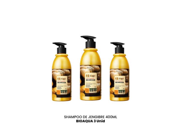 SHAMPOO DE JENGIBRE 400ML - BIOAQUA 3 UND - 2