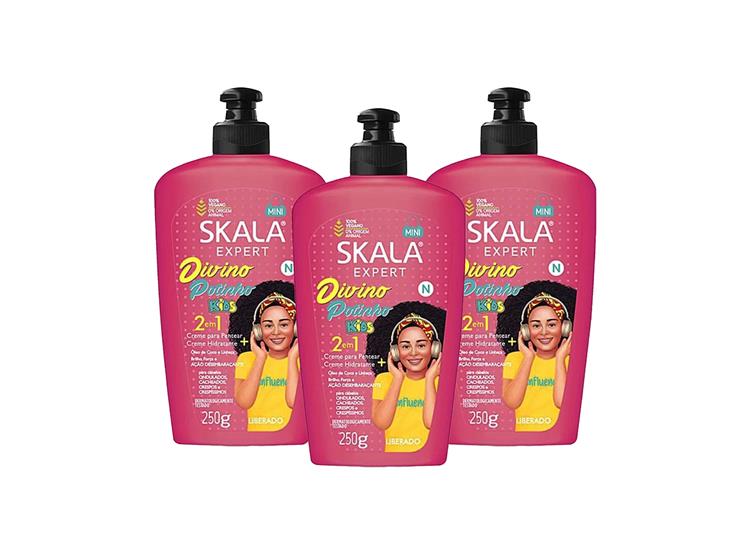 CREMA DE PEINAR DIVINO POTINHO - SKALA PARA NIÑOS 250ML 3 UNID - 1