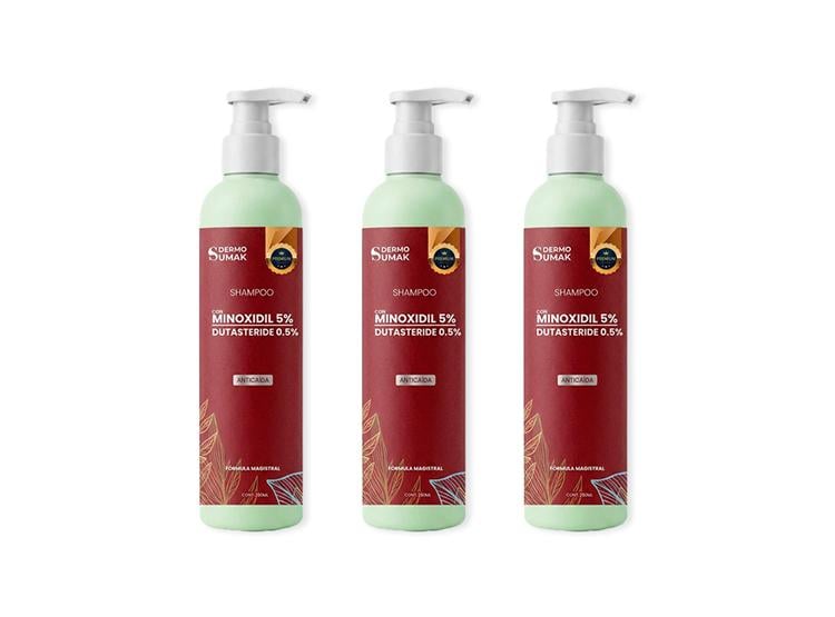 SHAMPOO MINOXIDIL + DUTASTERIDE 250 ML - DERMO SUMAK (3 UND) - 1