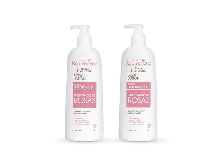 CREMA CORPORAL CON ACIDO HIALURONICO BIOEXTRACTO DE ROSAS 450ML 2UND - 1