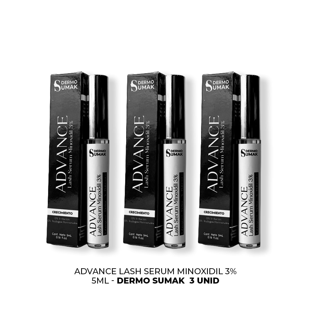 ADVANCE LASH SERUM MINOXIDIL 3% 5ML DERMOSUMAK 3UND - 2