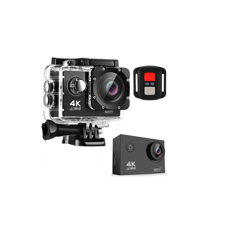 CÁMARA DEPORTIVA 4K SEISA WIFI ACUÁTICO DEPORTES CON CONTROL BLUETOOTH - 5