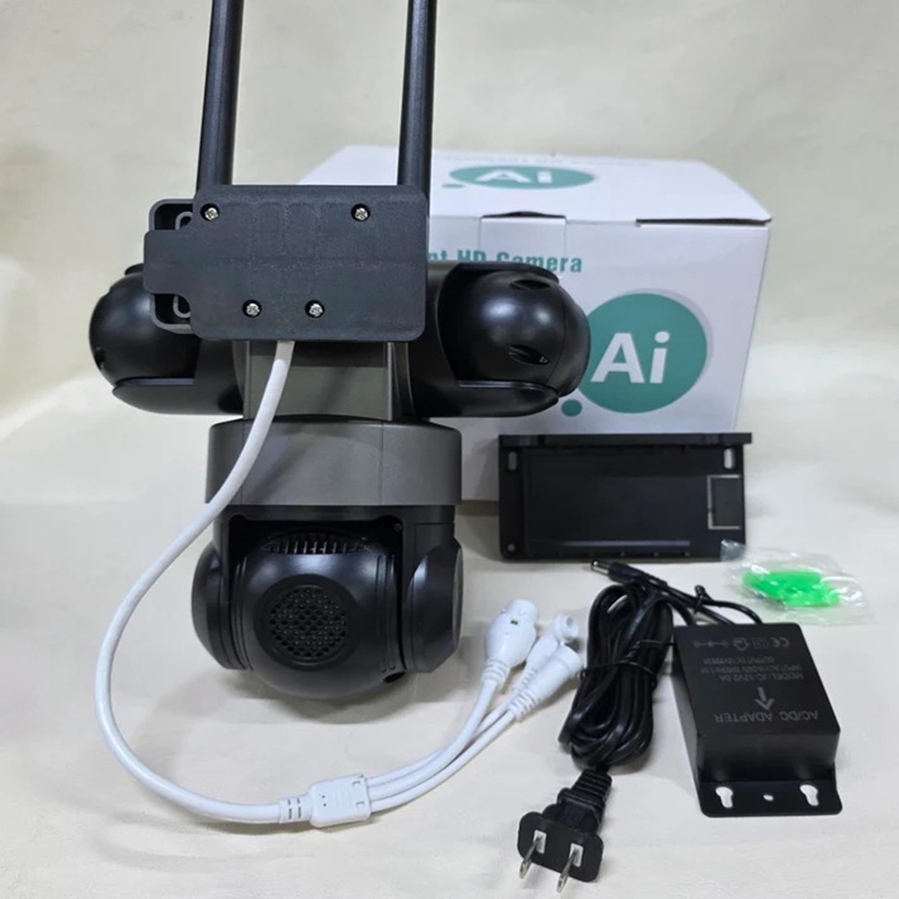 CÁMARA DE SEGURIDAD IP6 6MP WIFI 4 LENTES - MOD: VC-609 - APP: V380 - 3