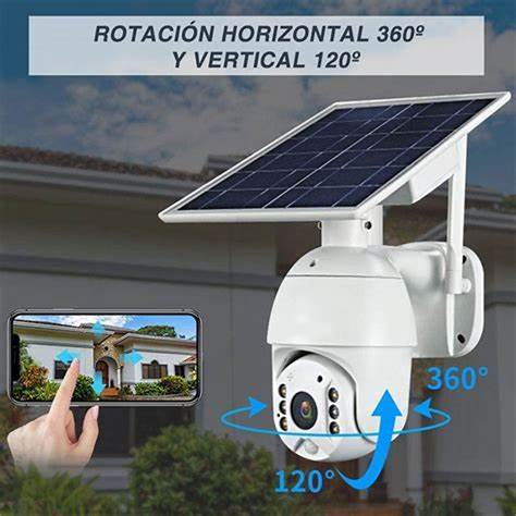CÁMARA DE SEGURIDAD CON PANEL SOLAR SEISA 7MP - MOD: ZC-YT02 - APP: UBOX - 3