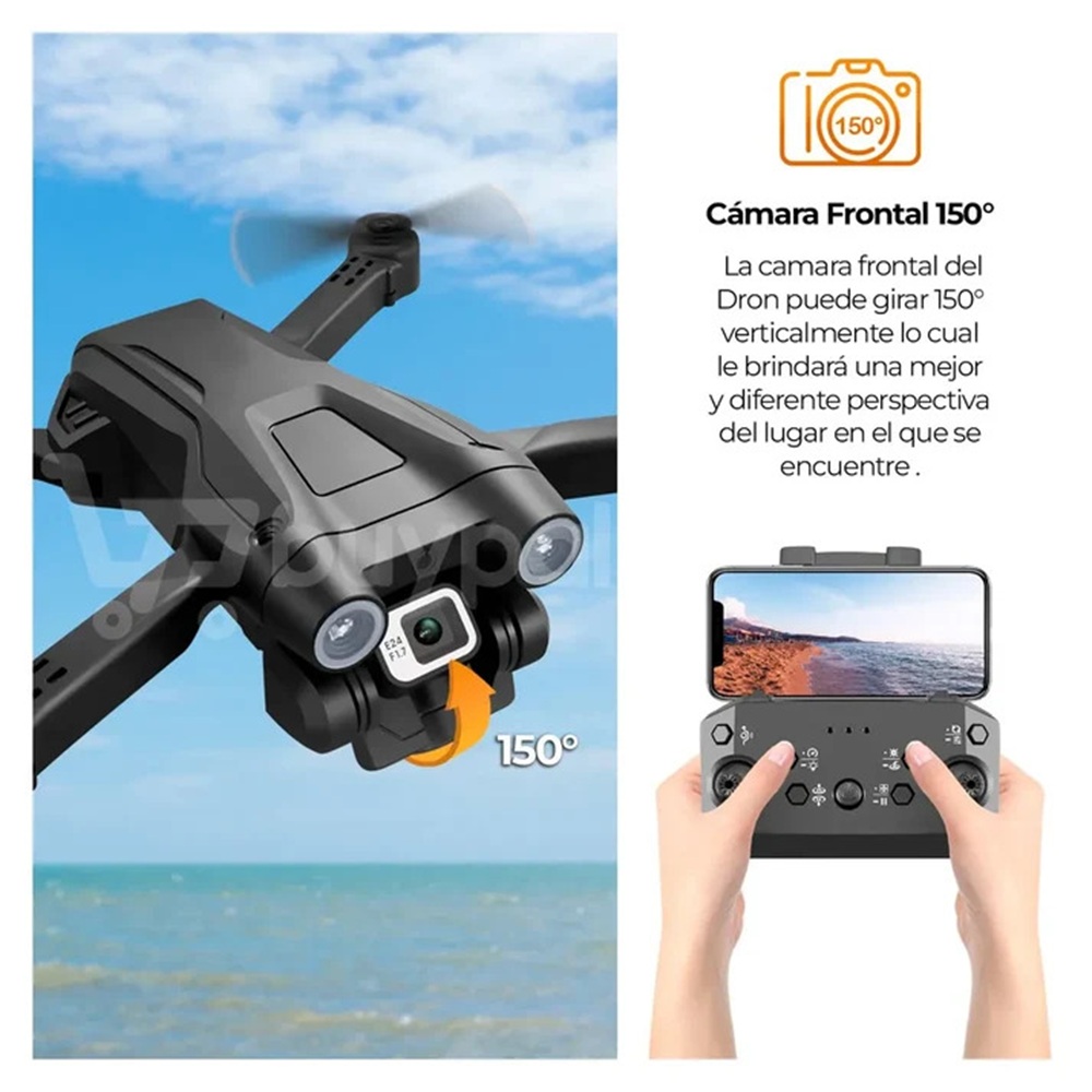 DRONE PRO HD DOBLE CÁMARA ÓPTICA CON ESTUCHE - MOD: MY-7068 - 2