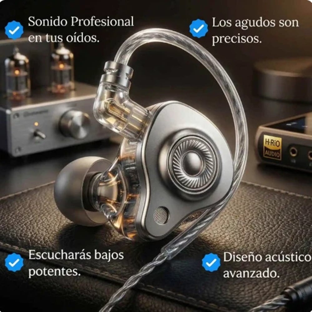 AUDÍFONOS CON MICRÓFONO - HIFI ALTA DEFINICIÓN ENTRADA JACK 3.5MM - MOD: LK-S26 - 1
