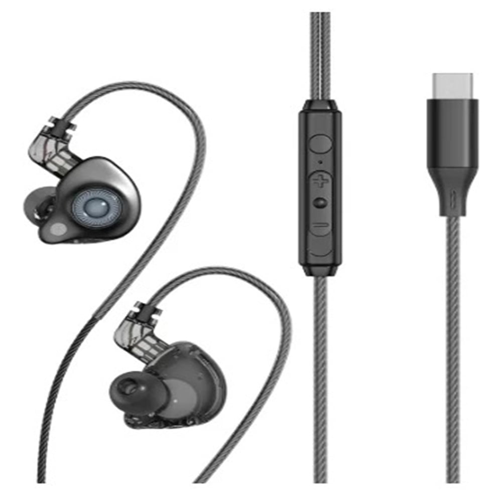 AUDÍFONOS CON MICRÓFONO - HIFI ALTA DEFINICIÓN TIPO-C MOD LK-S25 - 1