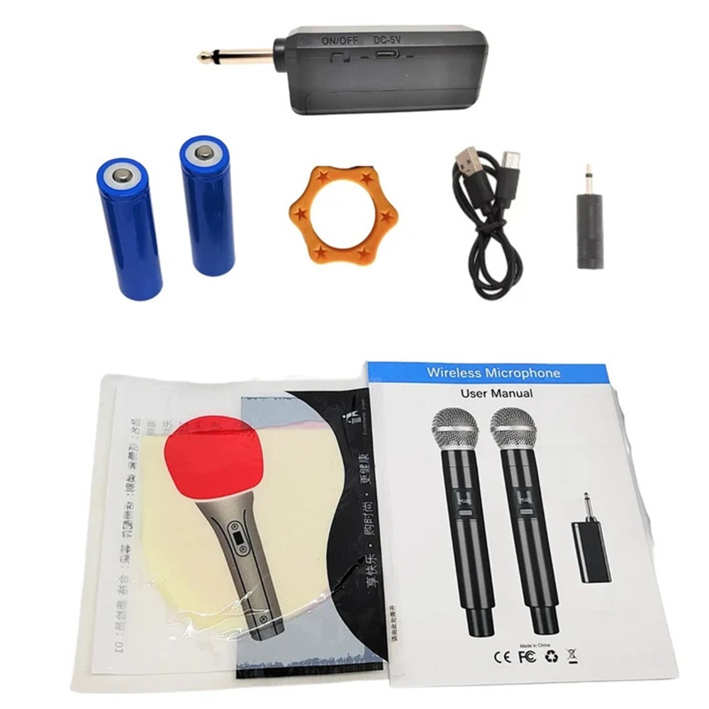 MICRÓFONO INALÁMBRICO RECARGABLE PROFESIONAL WIRELESS - MOD: GE5-1 - 2