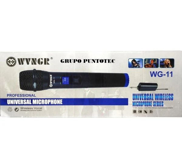 MICRÓFONO UNIVERSAL INALÁMBRICO WG-11 - 1