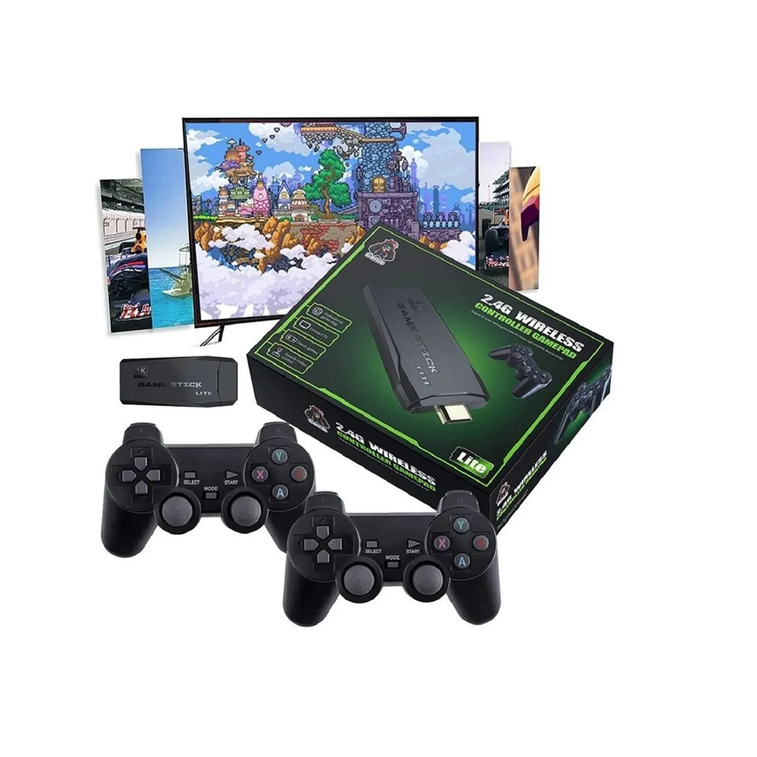 CONSOLA DE VIDEOJUEGOS 2.4 WIRELESS CONTROLLER GAMEPAD M8 - 1