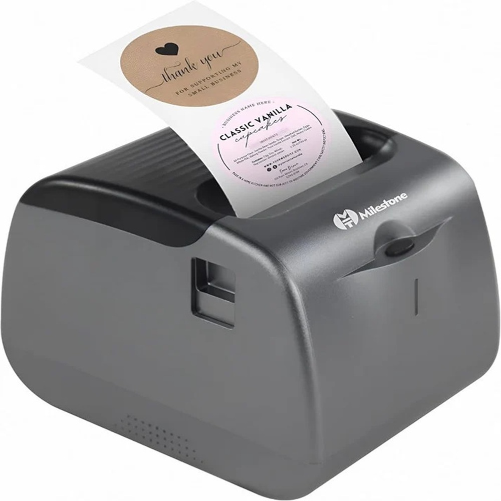 IMPRESORA ETIQUETERA BLUETOOTH COLOR NEGRO SEISA - MOD: MHT-L80G - 1