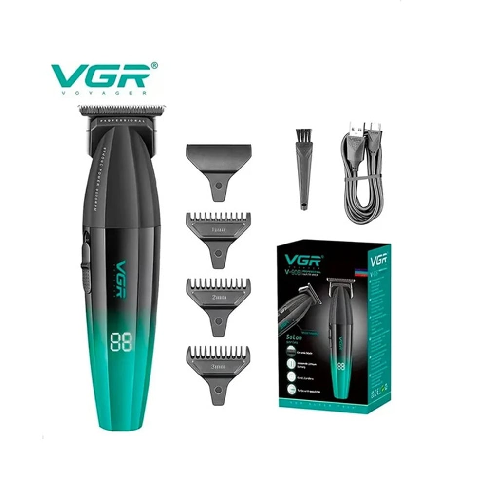 MAQUINA CORTE CABELLO VGR PANTALLA DIGITAL TRIMMER - MOD: V-906 - 1