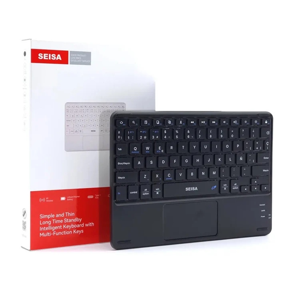 TECLADO INALÁMBRICO BLUETOOTH CON PANEL TÁCTIL - MOD: DN-H036 - 1