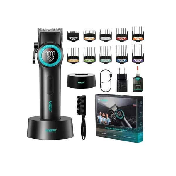 MAQUINA PROFESIONAL DE CORTE PANTALLA DIGITAL CUCHILLAS PREMIUM - MOD: V-001 - 1