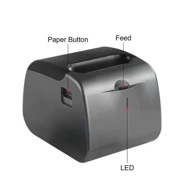 IMPRESORA ETIQUETERA BLUETOOTH COLOR NEGRO SEISA - MODELO: MHT-L80G - 2