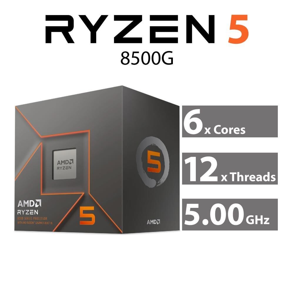 COMPUTADORA PC GAMER RYZEN 5 8500G- RAM 16GB -SSD 512GB -RADEON 740M - 3