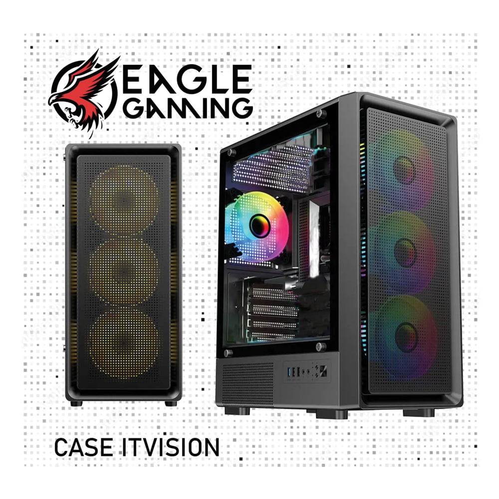 COMPUTADORA PC GAMER RYZEN 5 2400G RAM 16GB SSD 512GB MONITOR 24 PULGADAS CON KIT GAMER TEROS - 2