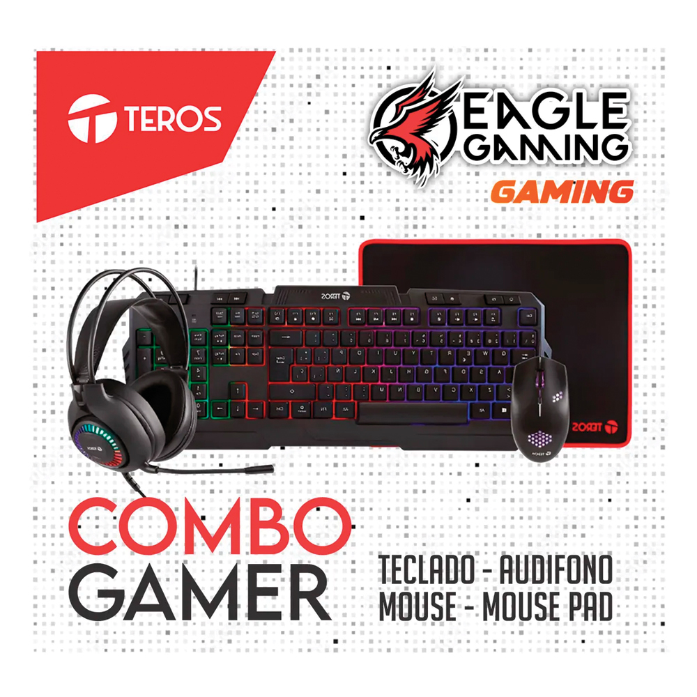 COMPUTADORA PC GAMER RYZEN 5 2400G RAM 16GB SSD 512GB MONITOR 24 PULGADAS CON KIT GAMER TEROS - 5