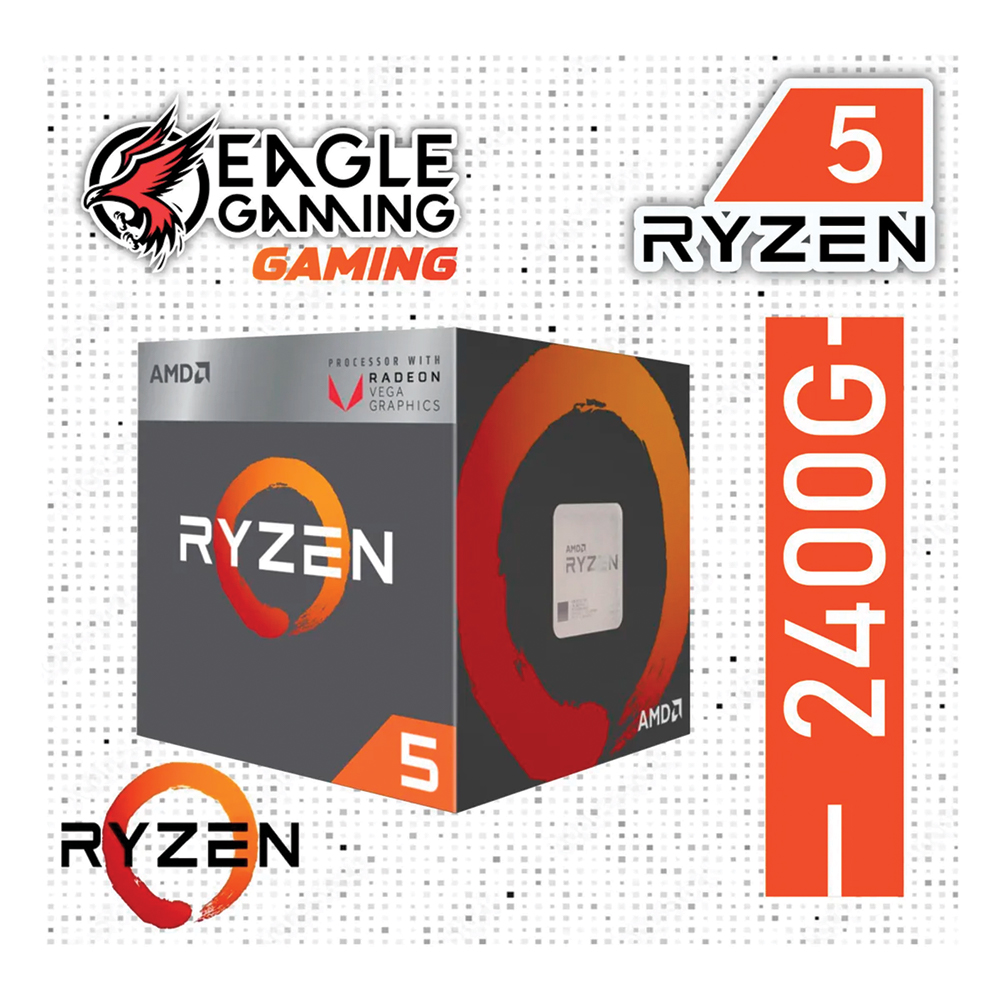 COMPUTADORA PC RYZEN 5 2400G -RAM 16GB - SSD 500GB - 2