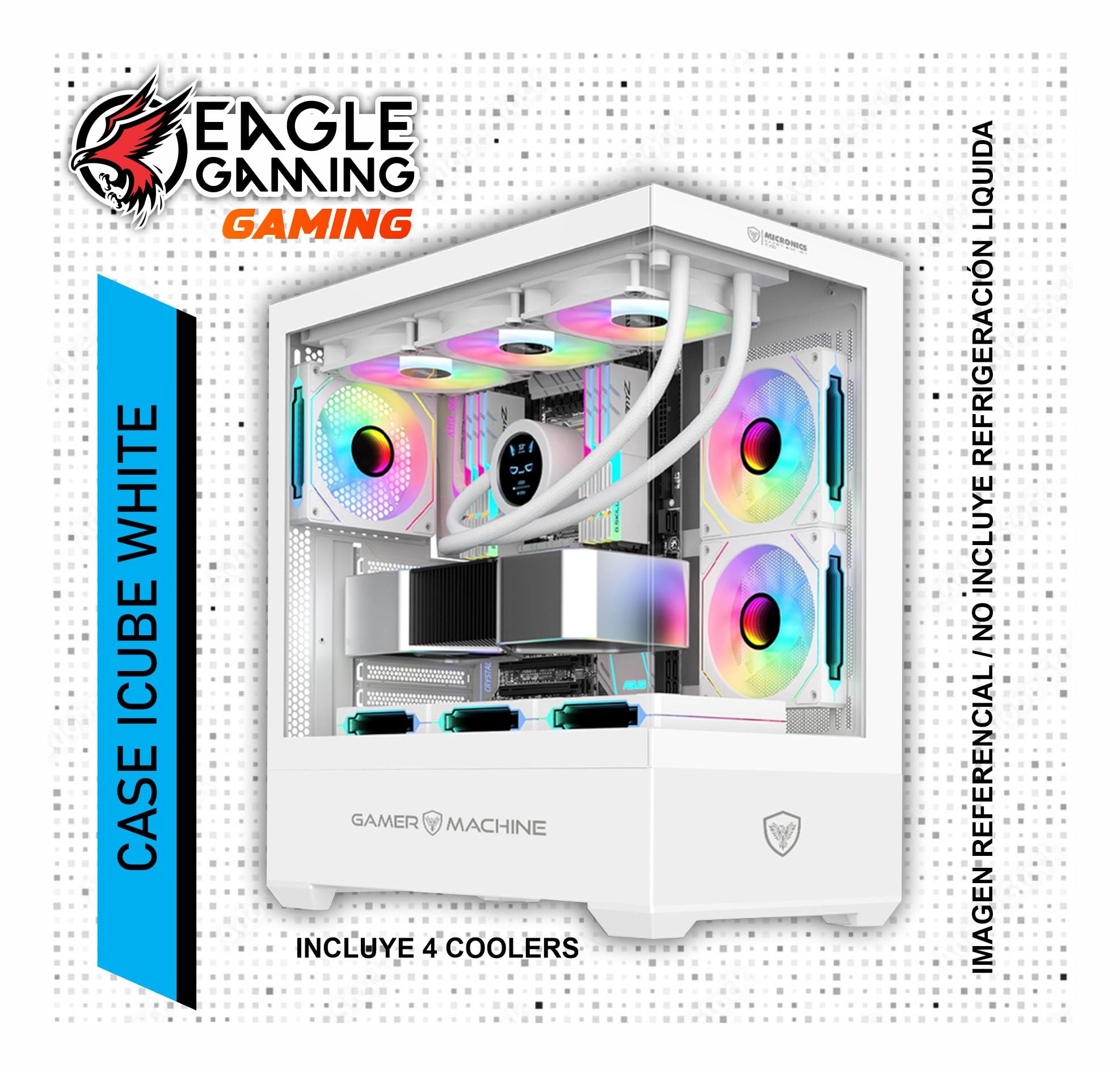 PC GAMER INTEL CORE I5 14400F 14ª GEN + RAM 16GB DDR4 + SSD 1TB + RX 9060XT 16GB - 2