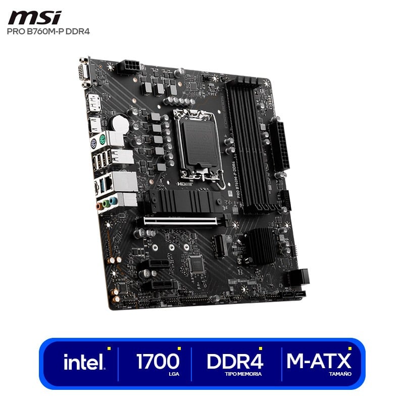 PC GAMER INTEL CORE I5 14400F 14ª GEN + RAM 16GB DDR4 + SSD 1TB + RX 9060XT 16GB - 7