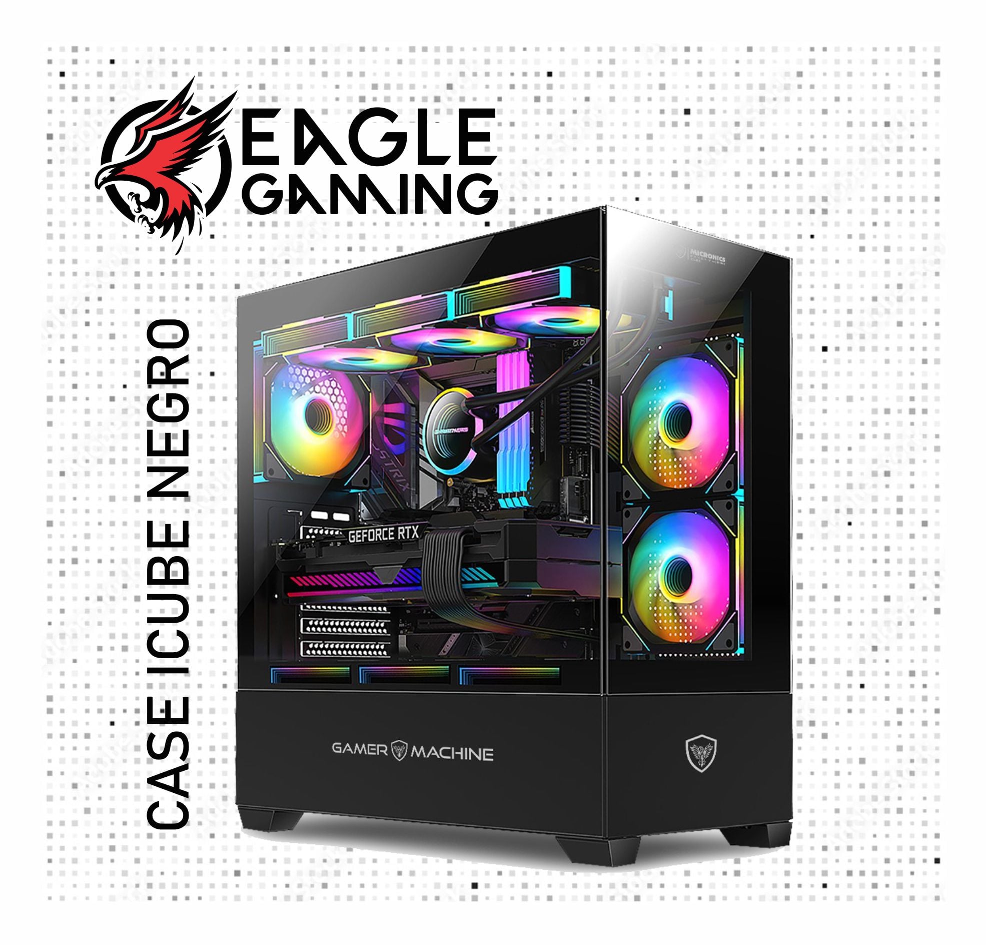 COMPUTADORA PC GAMER AMD RYZEN 5 5500 + RTX 5060 8GB + RAM 16GB + SSD 1TB - 2