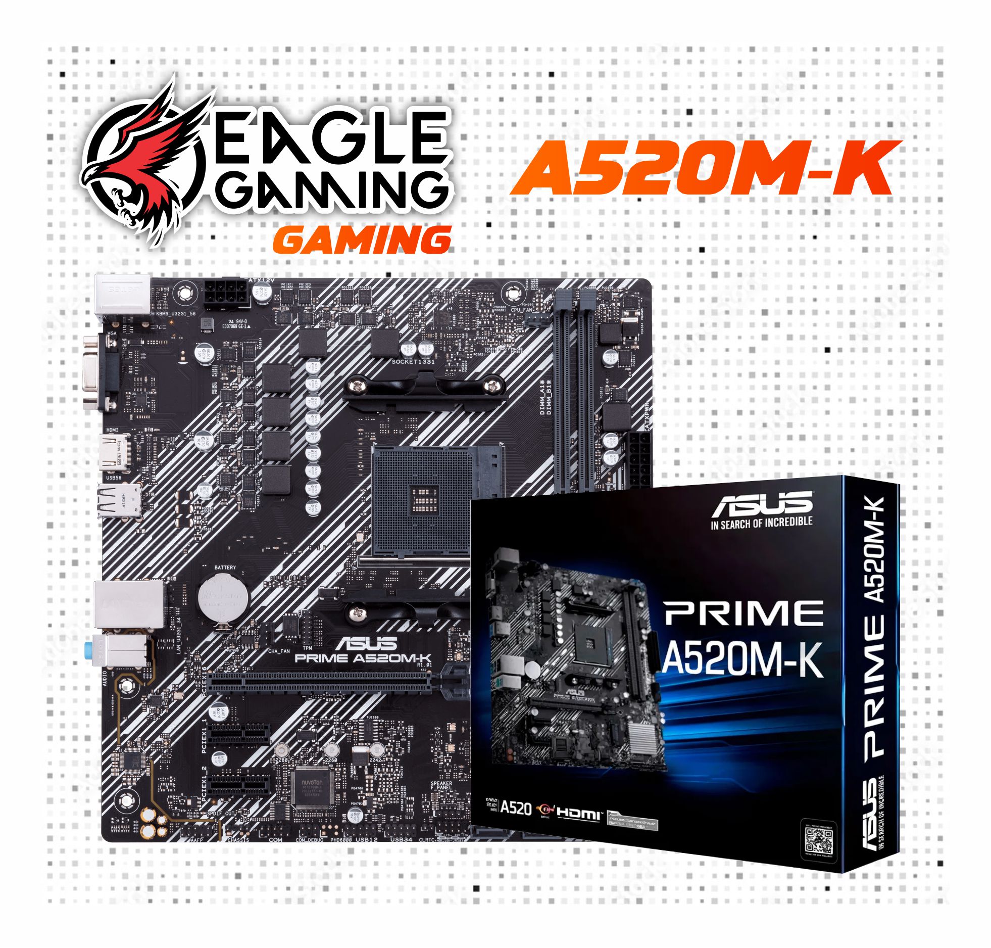 COMPUTADORA PC GAMER AMD RYZEN 5 5500 + RTX 5060 8GB + RAM 16GB + SSD 1TB - 4