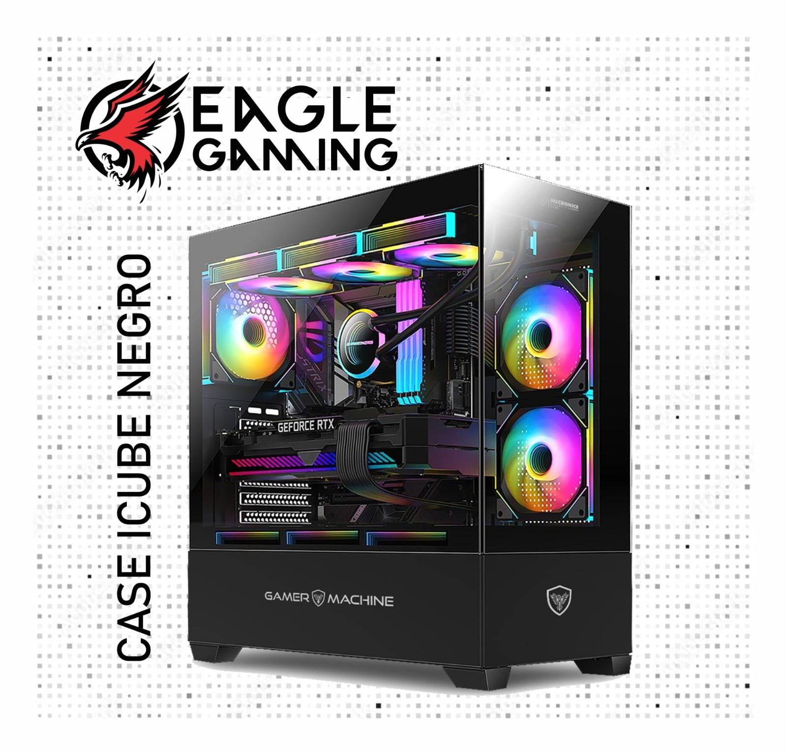 PC GAMER RYZEN 7 5700X 16GB DDR4 1TB RTX3060 12GB - 4